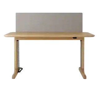 [Translate to german:] biurko dębowe podnoszone TUO, MILONI, kolor: natural, 160x80